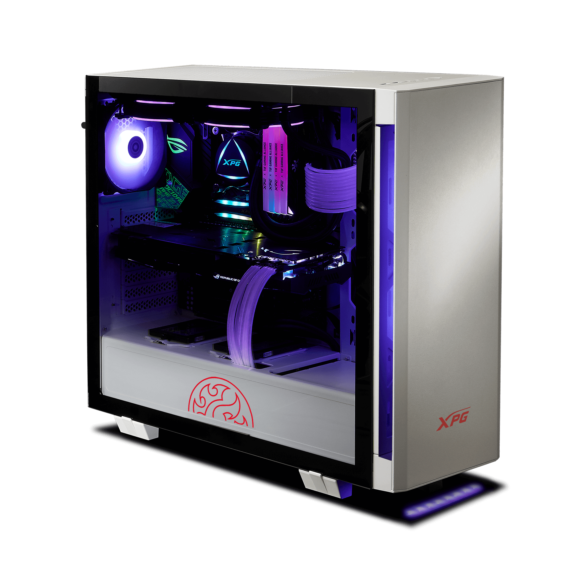 Arabhardware Store XPG INVADER MidTower Case White (2x Fan No RGB)