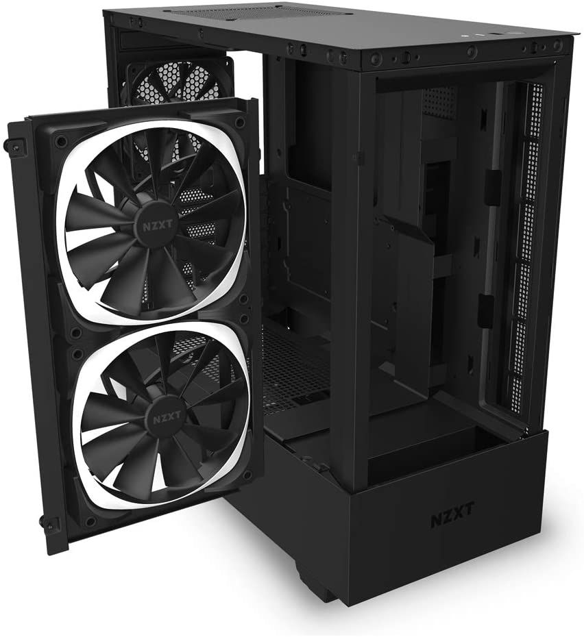 Arabhardware Store NZXT H510 Elite Black Case (2x140mm RGB fan, 1x