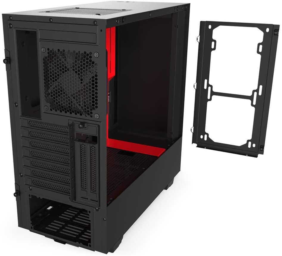 NZXT H510i Compact Mid Tower Black\Red (2x120mm Fan No RGB, AHW Store