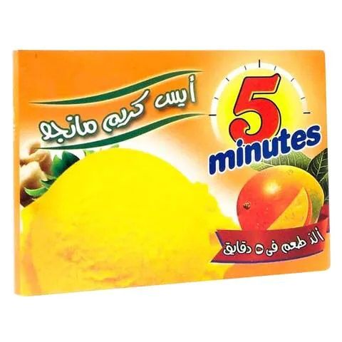 5 دقائق ايس كريم مانجو - 80 جم