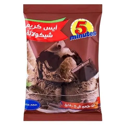 5 مينيتس أيس كريم بالشيكولاتة - 200جم