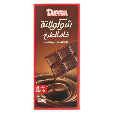 شوكولاتة خام غامقة دريم - 200 جم