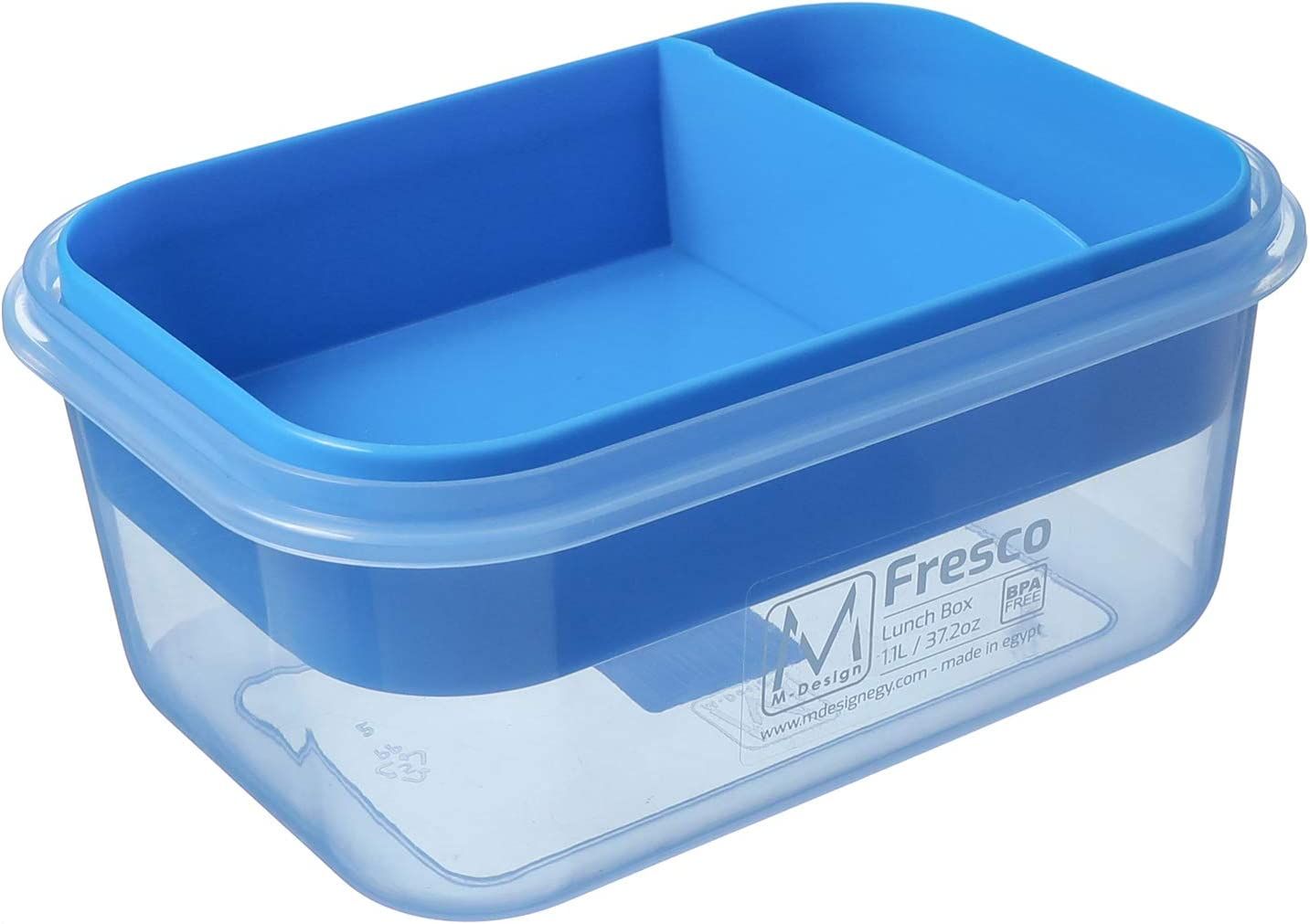 M Design Lunch Box, 1.1 Liter Blue