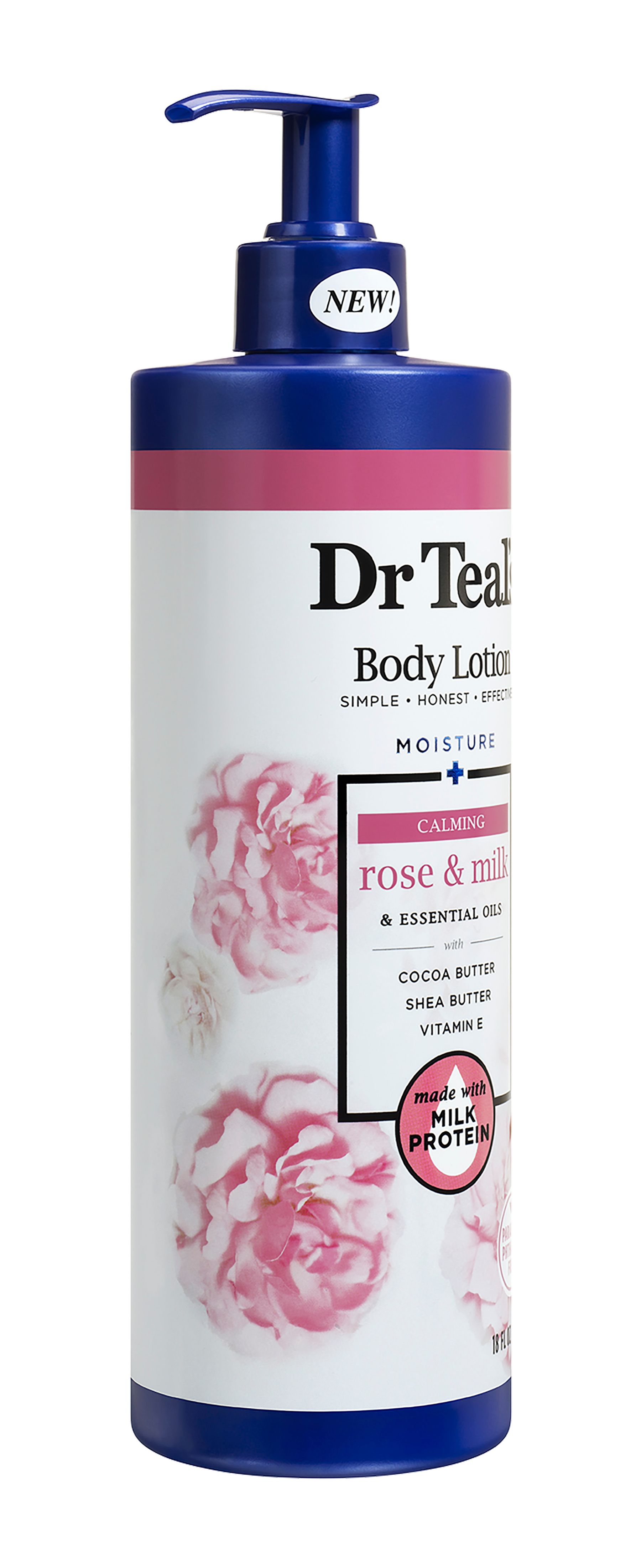 Dr Teal S Body Lotion Rose & Milk 532ml NICHE TRADING QATAR