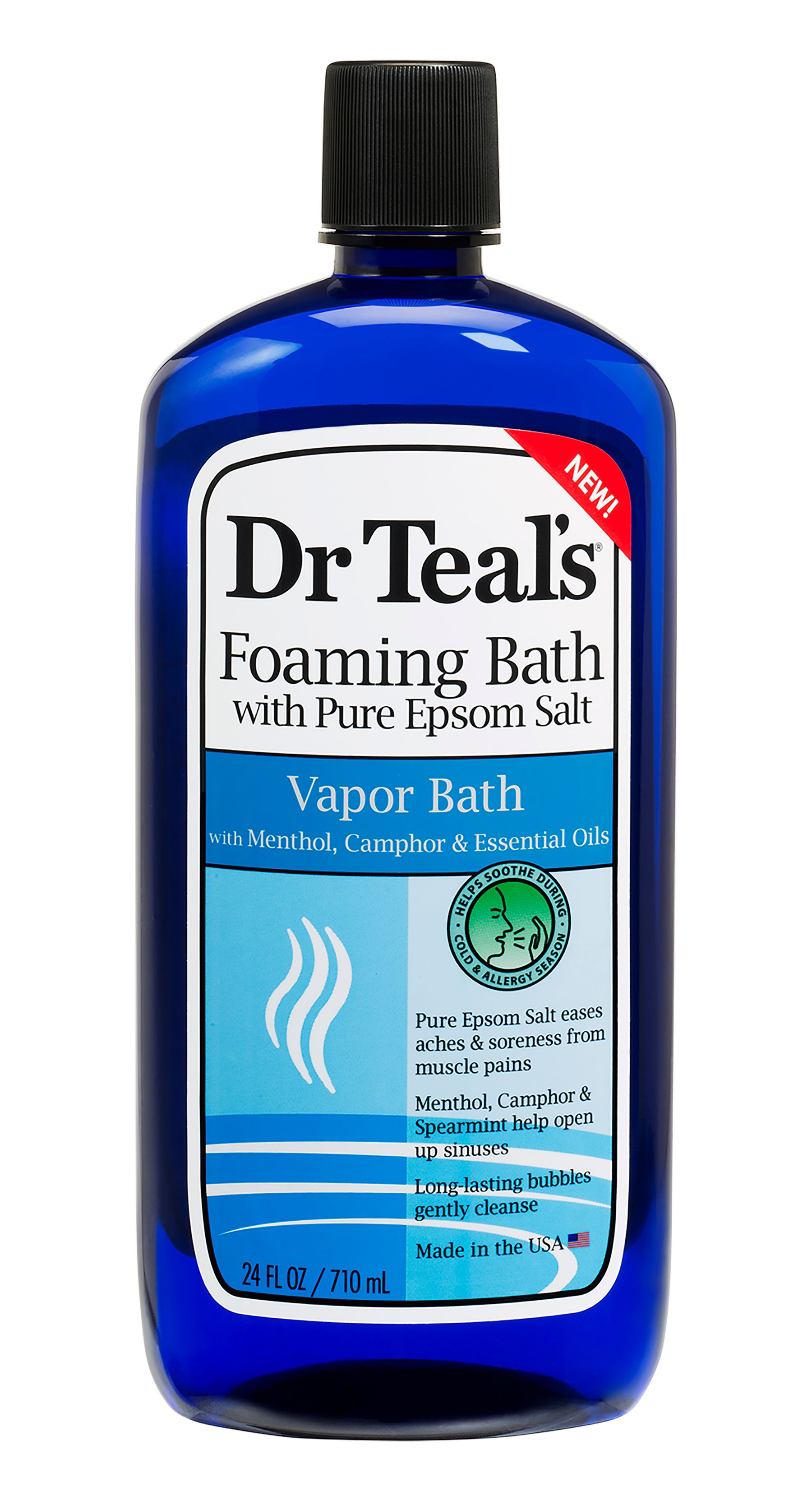 Dr Teal S Foaming Bath with Pure Epsom Salt Vapor Bath with NICHE
