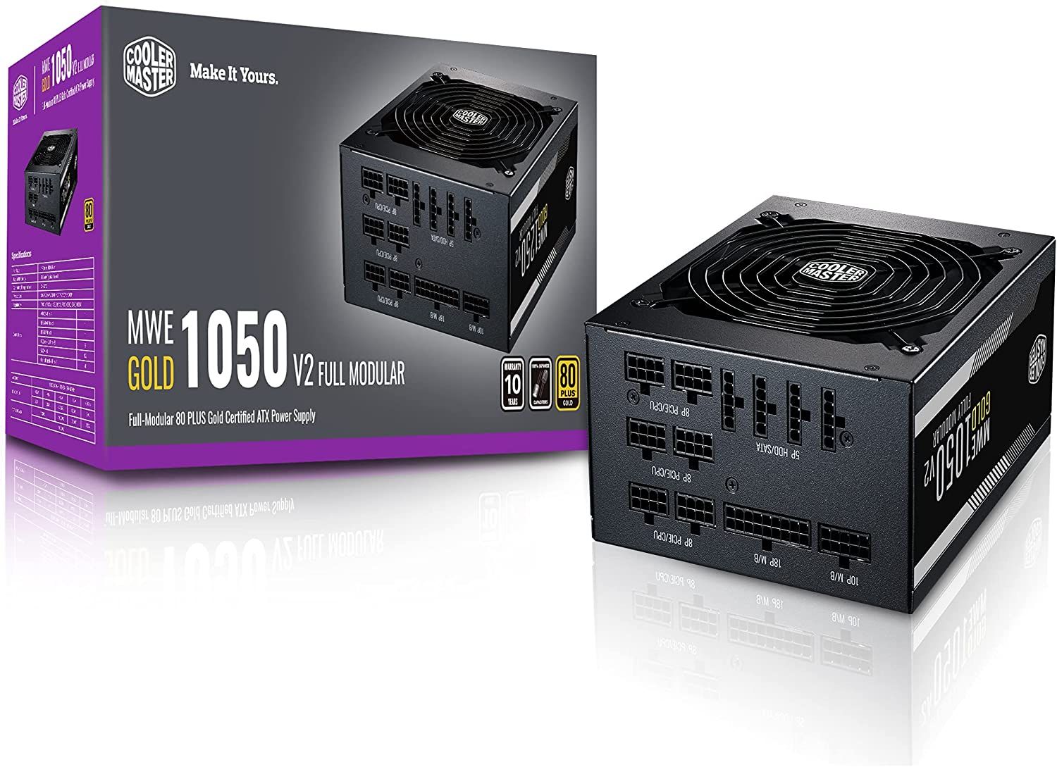 Arabhardware Store Cooler Master MWE GOLD 1050 V2 Fully Modular Power