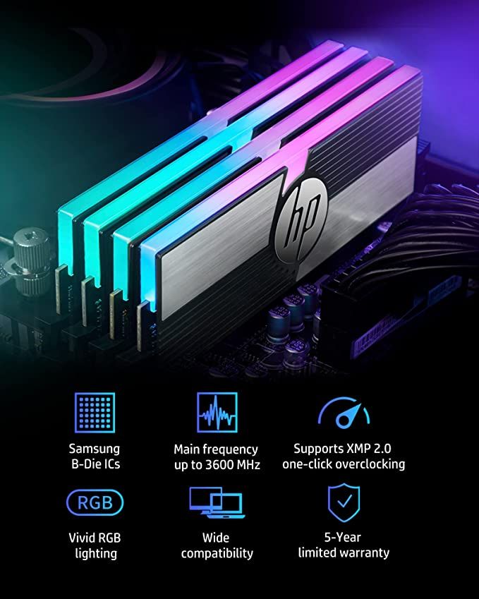 HP V10 RGB 32GB Desktop RAM AHW Store