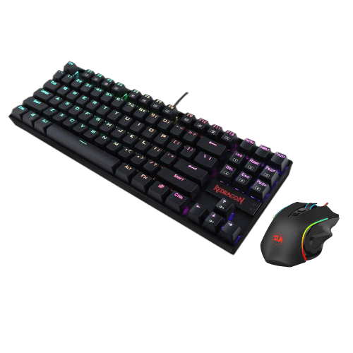 Redragon K552RGBBA Mechanical Gaming Keyboard and Mouse Co AHW