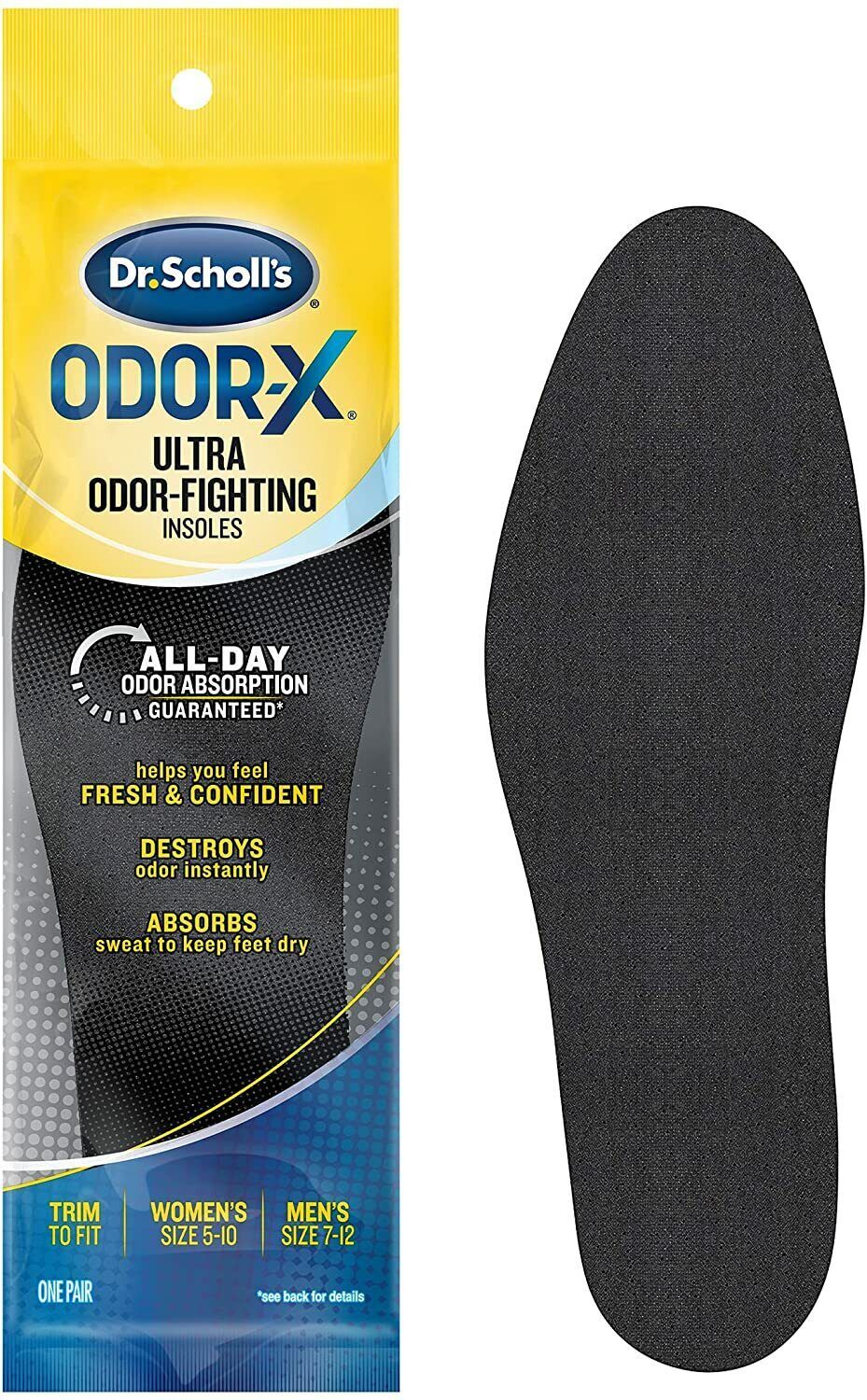 Dr Scholl's OdorX Insoles 1 pair NICHE TRADING QATAR
