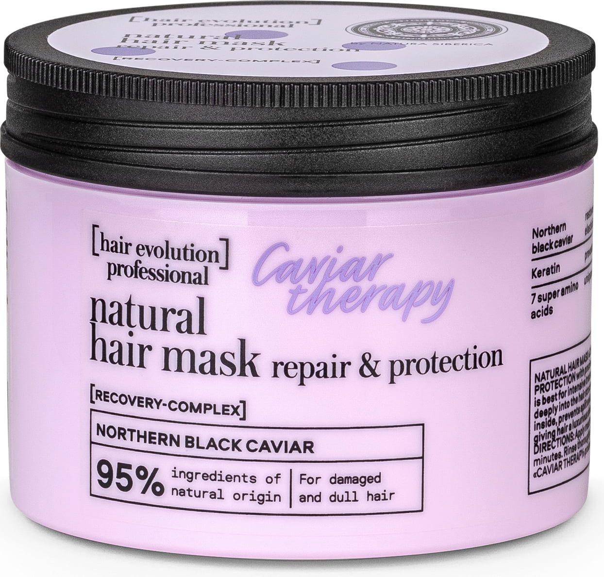NS. Hair Evolution. Natural Hair Mask "Caviar Therapy" Repai ...