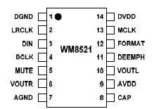 WM8521 ايسي صوت استرا